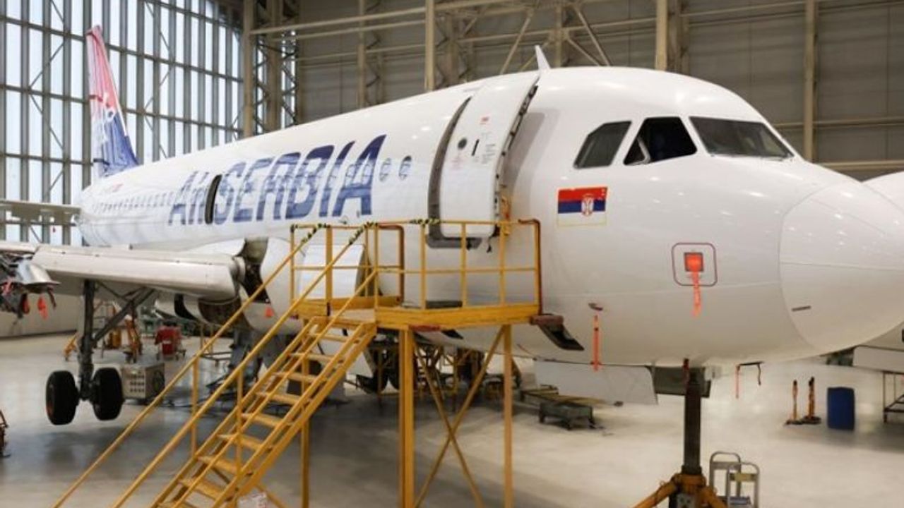Air Serbia uçakları THY Teknik'e emanet