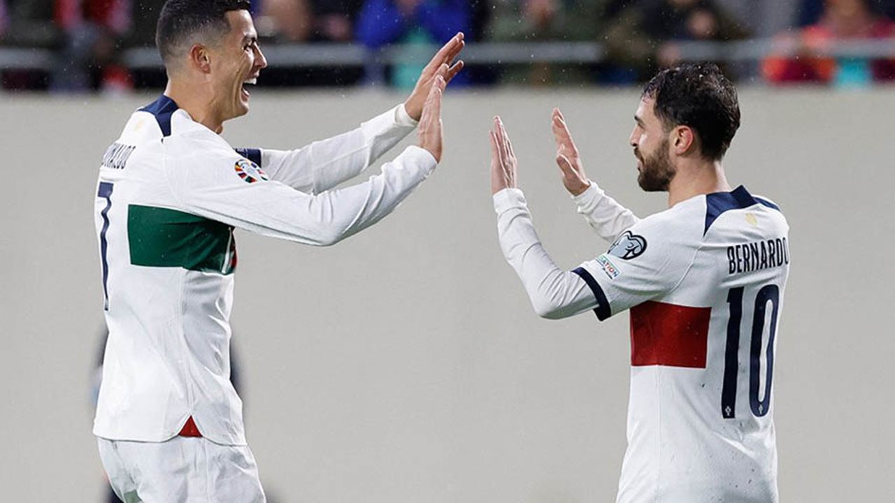 Ronaldolu Portekiz Lüksemburg'a gol yağdırdı