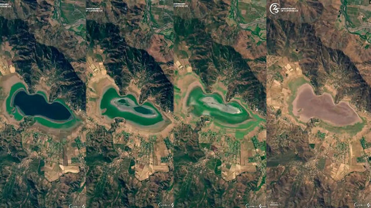 Dünya üzerindeki göllerin yarısı, son 30 yılda buharlaşarak küçüldü