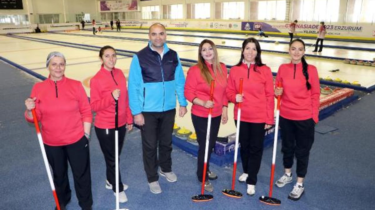 Beş cesur kadın Erzurum'da Curling takımı kurdu
