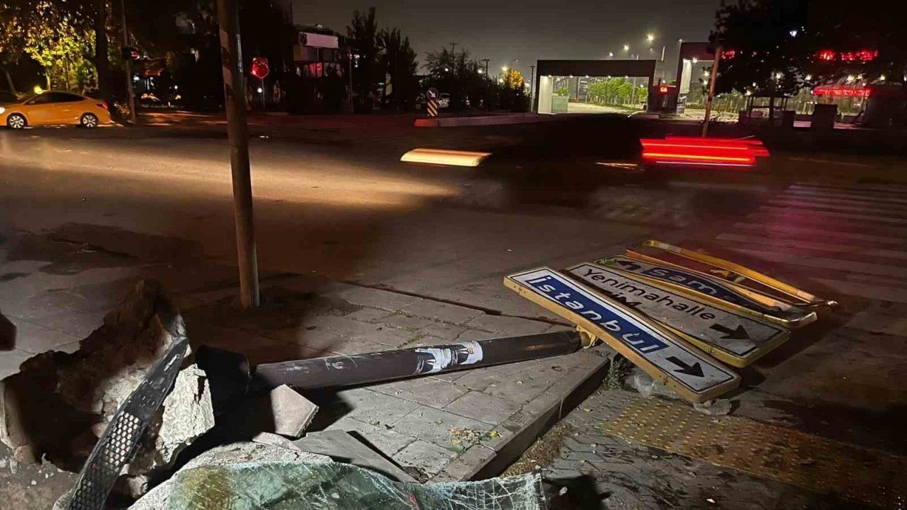 Ankara’da iki otomobil çarpıştı: 1 ölü, 1 yaralı