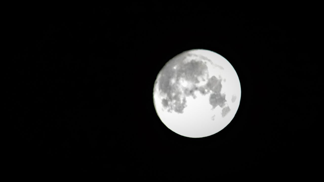Çankırı'da 'Süper Ay' manzarası!