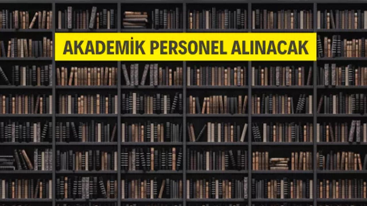 İzmir Demokrasi Üniversitesi Akademik Personel alacak