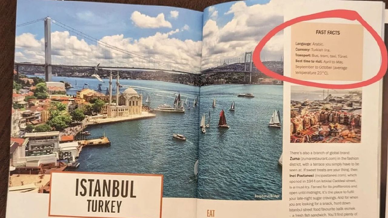 İngiliz dergisinden büyük skandal: Türkiye'nin resmi dilini arapça yaptılar