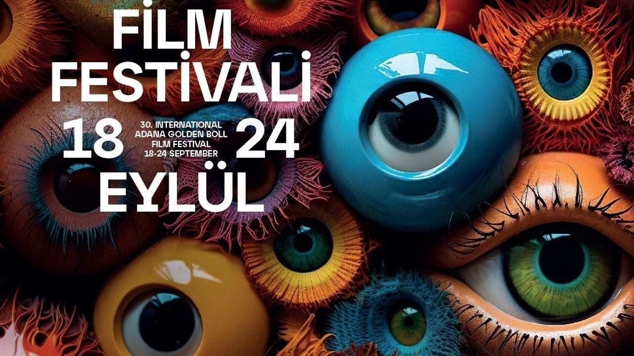 Adana Altın Koza Film Festivali’nin 30. yılında afiş göz kamaştırıyor