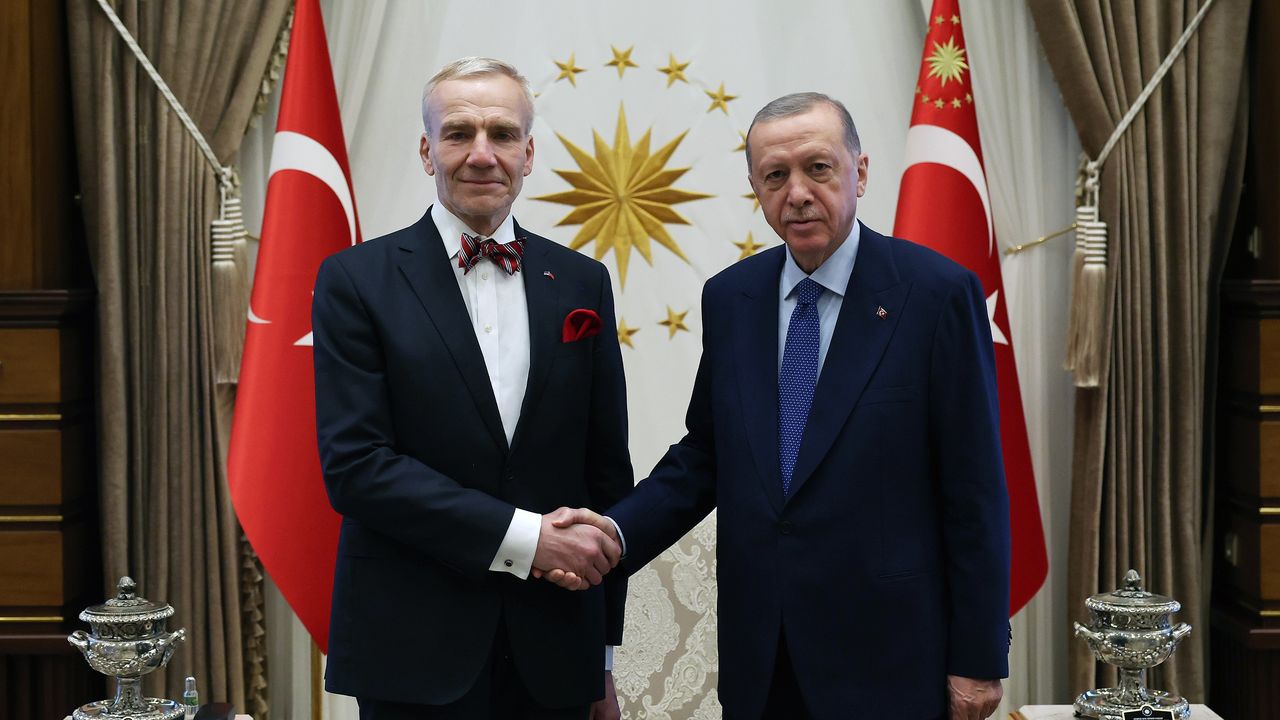 Erdoğan, Estonya Büyükelçisi Reinart’ı kabul etti