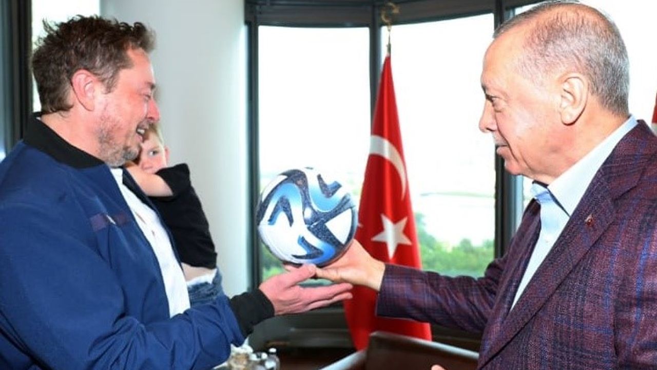 Erdoğan, Musk ile Türkevi’nde görüştü