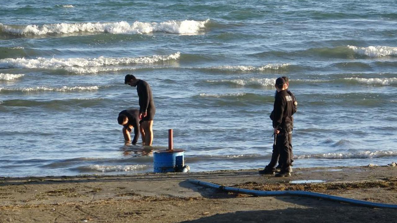 Eğirdir Gölü'nde bulunan 9 el bombası patlatıldı