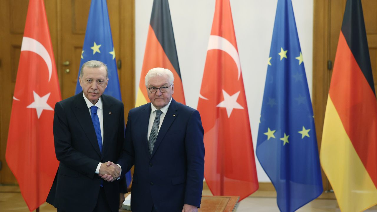 Cumhurbaşkanı Erdoğan, Almanya Cumhurbaşkanı Steinmer ile görüştü