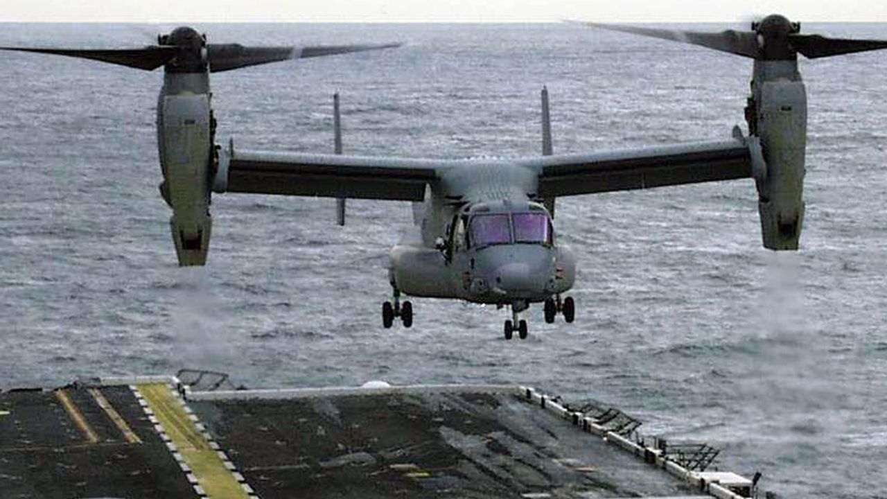 ABD askeri Osprey uçağı Japonya'da düştü