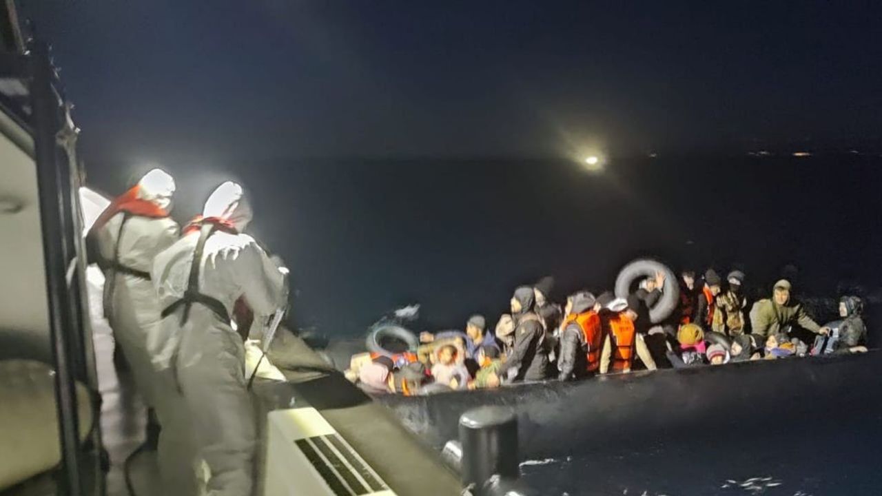 Sahil Güvenlik’ten yasa dışı göçmen operasyonu: 86 kişi yakalandı