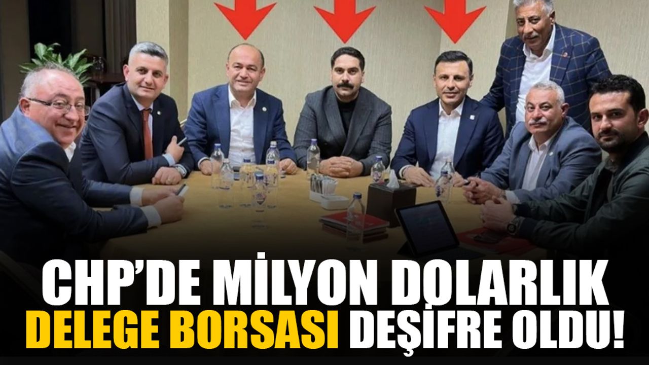 CHP’nin delege borsası deşifre oldu: 3 Özgür vakası!