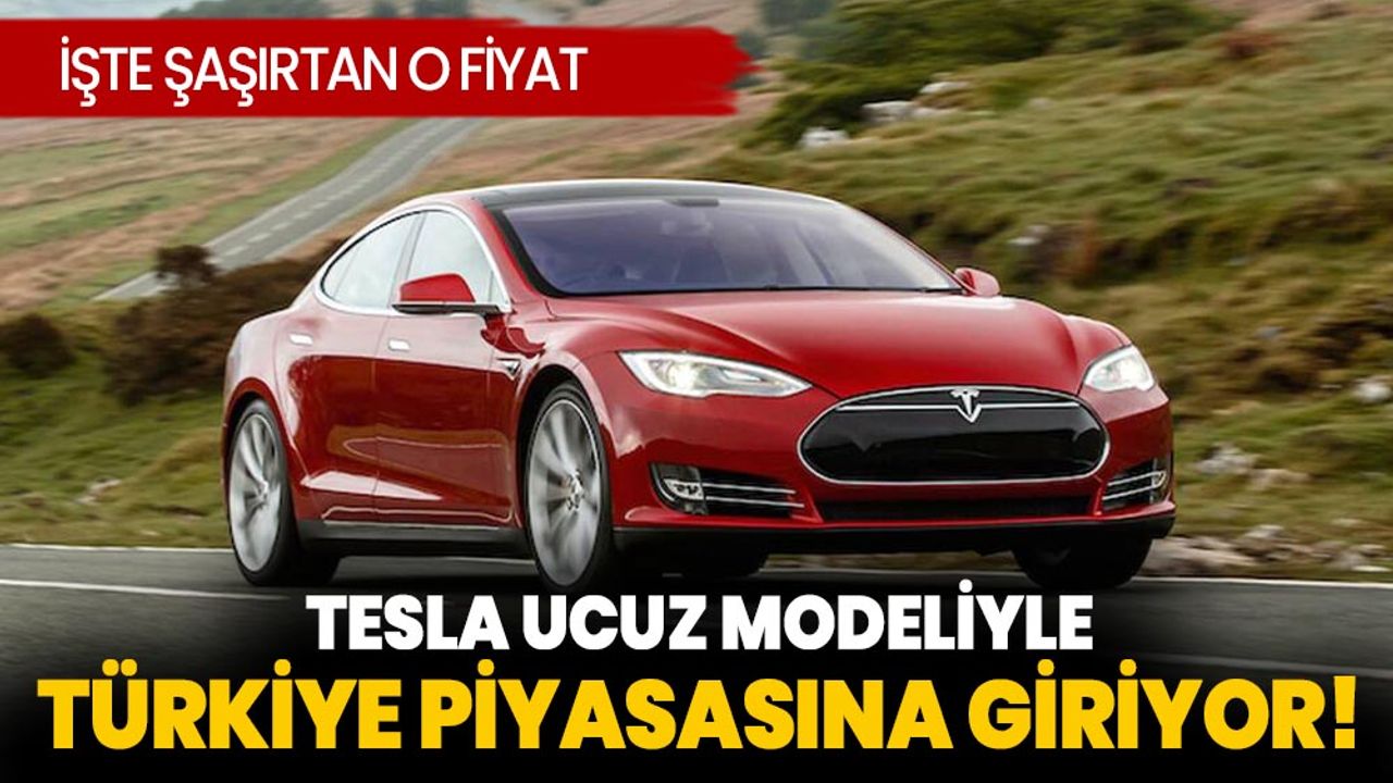 Tesla, ucuz modeliyle Türkiye piyasasına giriyor! İşte şaşırtan o fiyat