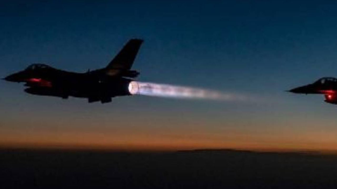 Irak'ın kuzeyinde 16 terör noktasına hava operasyonu