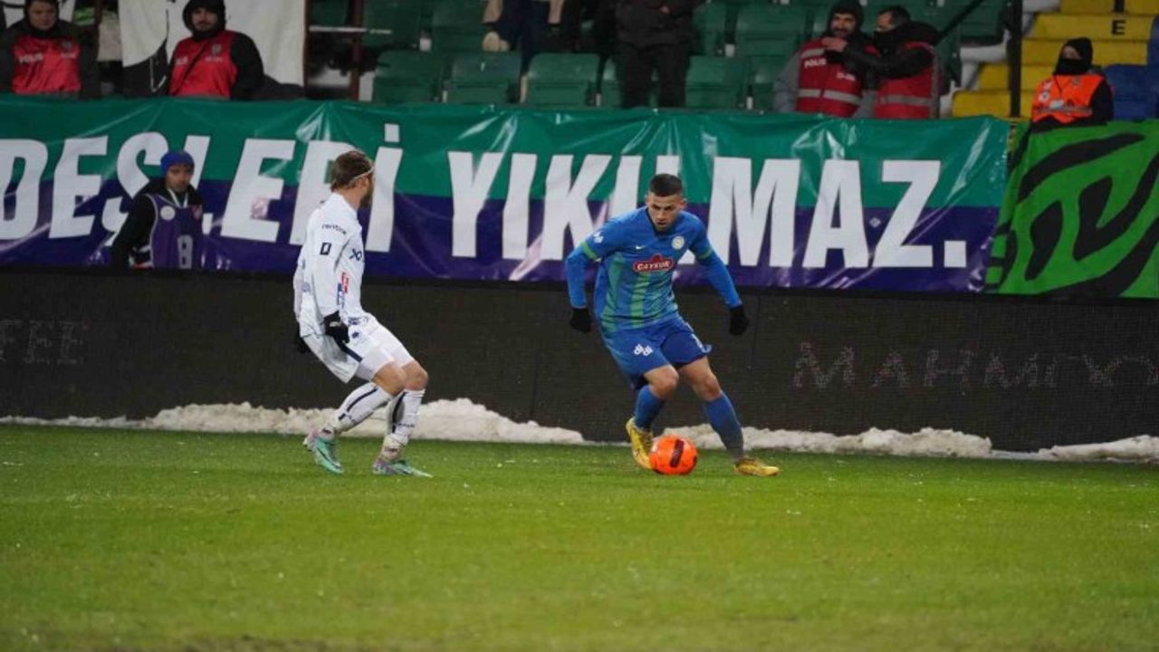 Çaykur Rizespor Adana Demirspor'u 1-0 yendi