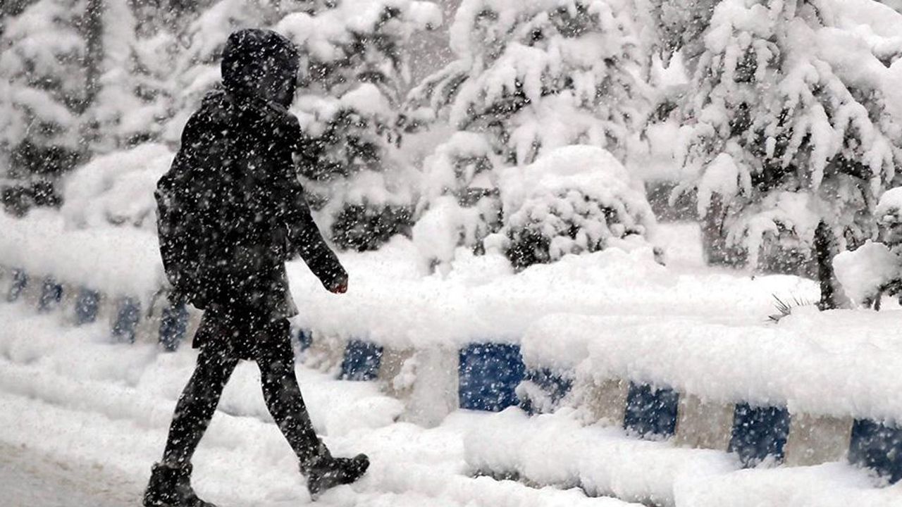 Meteoroloji'den 7 ile kuvvetli kar yağışı uyarısı