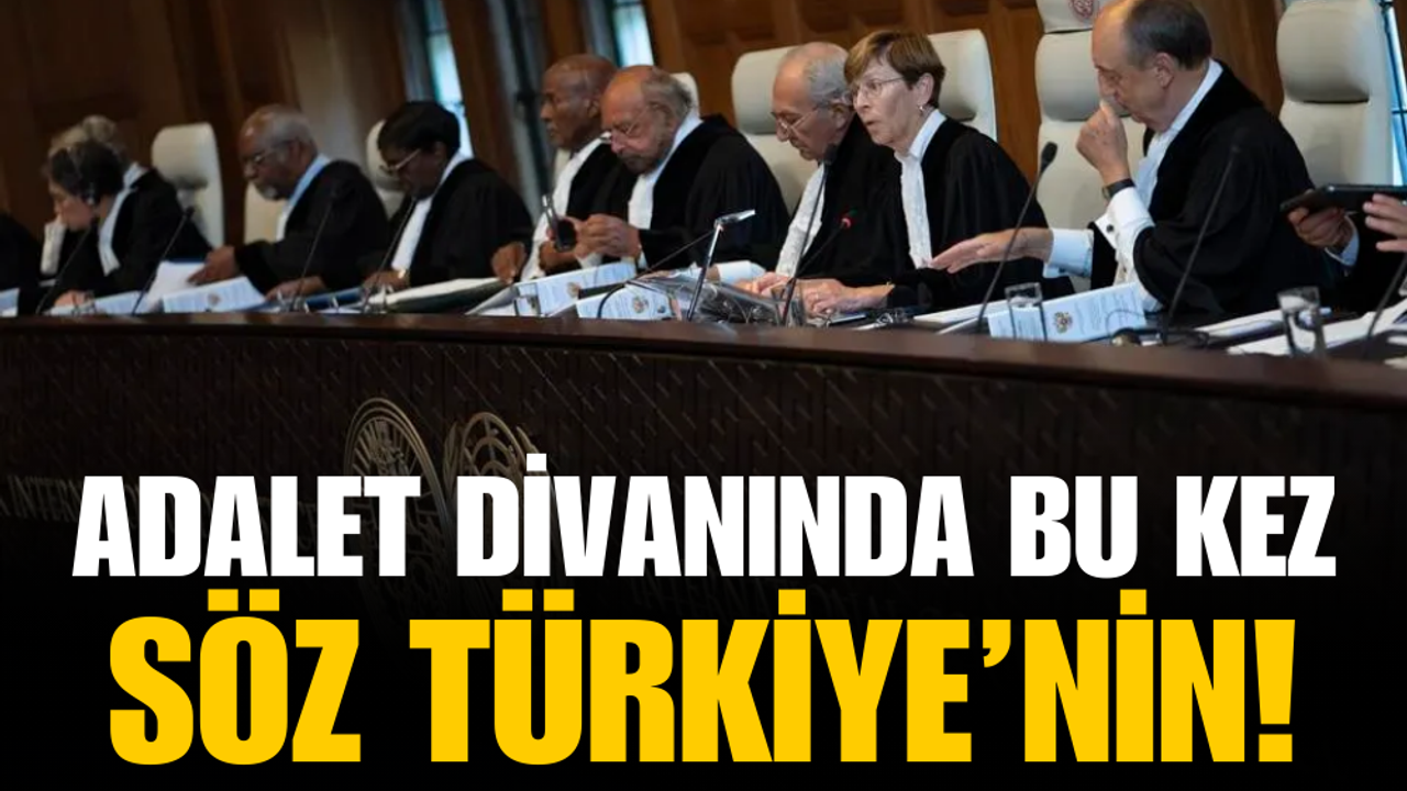 Türkiye Uluslararası Adalet Divanı'nda beyannamede bulunacak!