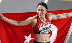 Tuğba Danışmaz, üç adım atlamada Türkiye rekoru kırarak Avrupa şampiyonu oldu