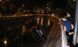 Adana’da otomobil sulama kanalına düştü: 1 ölü 1 yaralı