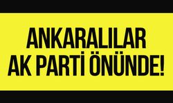 Ankaralıların AK Parti Genel Merkezi önünde coşkulu bekleyişi