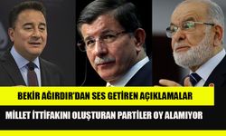 Bekir Ağırdır'dan ses getiren Millet İttifakı tespitleri