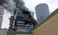 Türkiye'nin en büyük termik santralinde yangın çıktı