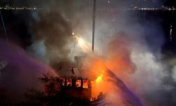 Fethiye’de teknede yangın paniği