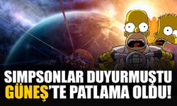 Simpsonlar duyurmuştu! NASA Güneş’teki patlamayı açıkladı: Elektrik ve internet kesintisi yaşanabilir!