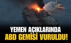 ABD'ye ait yük gemisi Yemen açıklarında füze ile vuruldu!