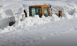 Bingöl'de 6 metre yükseldiğinde karla mücadele