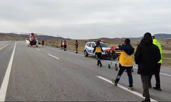 Sivas'ta köpeğe çarpmamak için manevra yapan otomobil tarlaya devrildi: 5 yaralı