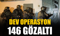 Sibergöz-23 operasyonu kapsamında 146 kişi yakalandı