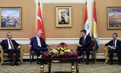 Cumhurbaşkanı Erdoğan  Barzani ile görüştü