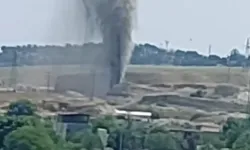 Denizli'de jeotermal kuyuda sondaj kazısı sırasında patlama