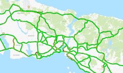 İstanbul trafiği tatilde yeşile boyandı