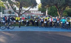 Tekirdağ'da bisiklet tutkunları farkındalık için eylem yaptı