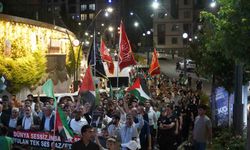 Şırnak’ta vatandaşlar Gazze için yürüdü