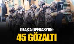 Terör örgütü DEAŞ'a yönelik operasyonlarda 45 şüpheli yakalandı