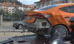 Ankara Mamak'ta zincirleme trafik kazası: 2 yaralı