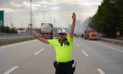 İstanbul-Edirne Otoyolu’nda yangın çıktı