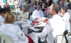 Mersin Mut'ta zeytinyağlı yemek yarışması düzenlendi