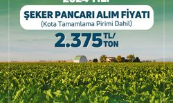 Şeker pancarında 2024 yılı alım fiyatı ton başına 2 bin 375 lira olarak belirlendi