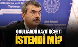 Okullarda kayıt ücreti isteniyor mu? Milli Eğitim Bakanı Tekin açıkladı