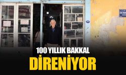 100 yıldır İzmir'de işletilen bakkal dükkanında makas 153 terazi 90 yıllık