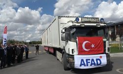 Selden etkilenen Bosna Hersek’e Kütahya’dan 60 adet konteyner yardımı