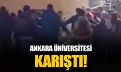 Ankara Üniversitesi’nde karşıt görüşlü öğrenciler kavga etti