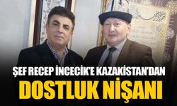 Ünlü şef Recep İncecik’e Kazakistan’dan dostluk nişanı