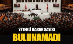 Meclis Genel Kurulu karar yeter sayısı bulunamadığı için kapandı