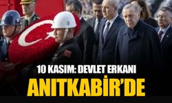 Anıtkabir’de 10 Kasım töreni: Devlet erkanı Aslanlı Yol’da yürüdü