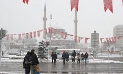 İç Anadolu'da yoğun kar etkili oldu